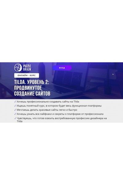 Tilda. Уровень 2: продвинутое создание сайтов. 2021. Ирина Артюхина, puzzlebrain