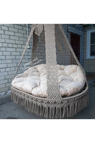 Подвесное кресло. Оксана Дегтяренко, Макраме