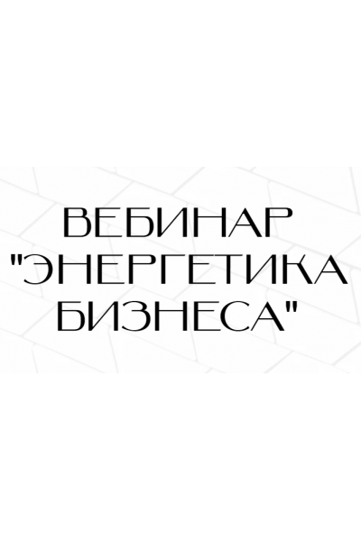 Энергетика бизнеса. Нина Веркойен