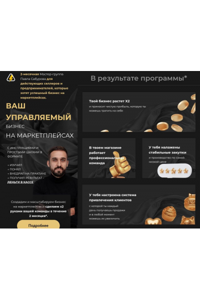 Ваш управляемый бизнес на маркетплейсах. Павел Сабуров