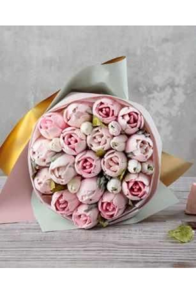 Зефирные тюльпаны 2022 Надежда Попова Малиновка