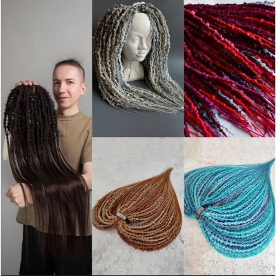 Фактурки Лайт. Обучение базовой технике плетения фактурных дредов от AlterLocks. Пётр Семенченко AlterLocks