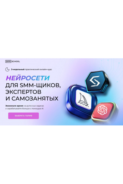 Нейросети для smm щиков, экспертов и самозанятых. Тариф VIP. Артем Пыхтеев, Анна Гончарова SMM.school