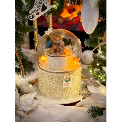 Видеоурок Волшебный новогодний шар. Анастасия Политыкина anastasiya_bakery