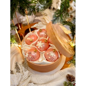 Видеоурок Коробка с ёлочными шарами. Анастасия Политыкина anastasiya_bakery