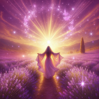 Техника Лавандовые поля радости. Оле Габриэльсен, Марияна Габриэльсен