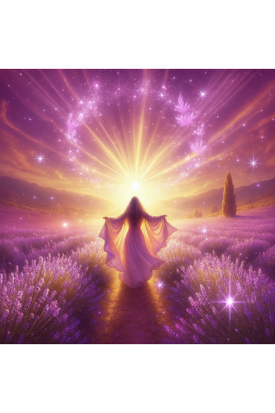 Техника Лавандовые поля радости. Оле Габриэльсен, Марияна Габриэльсен