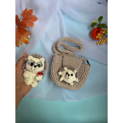 Ежик с сумочкой. Екатерина Белоусова Махоткины игрушки