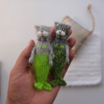 Описание вязания спицами Рыбки Мурки. Татьяна Шевченко Тётушка Чарли