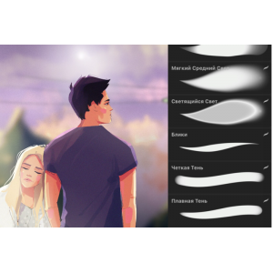 Кисти Procreate «Shadow and light». Виктория Шубина Кисти Procreate «Shadow and light». Виктория Шубина