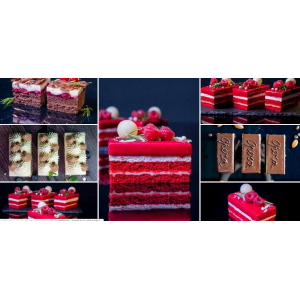 Нарезные пирожные 2.0. Мировая классика. Елена Крохмаль, Pastry-School.online