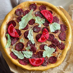 Торт - пицца Пепперони. Надежда Архипова Торт - пицца Пепперони. Надежда Архипова