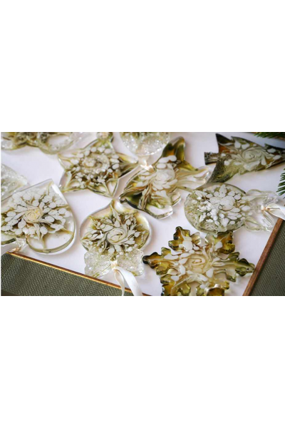 Ёлочные игрушки из эпоксидной смолы, Rusalina_cernit