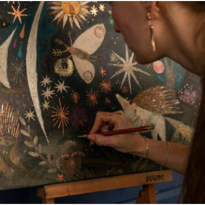 Картины акрилом, как терапия для души. Добрый акрил 2. Карина Киносьян, Karina Kino