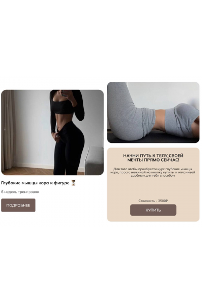 Программы тренировок Глубокие мышцы кора к фигуре. by.alinkins