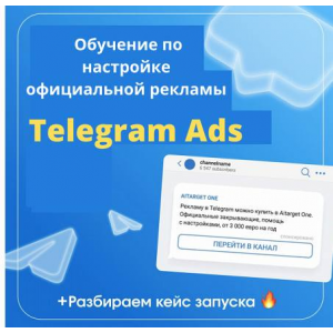 Обучение Telegram ads. БС. Денис Смирнов