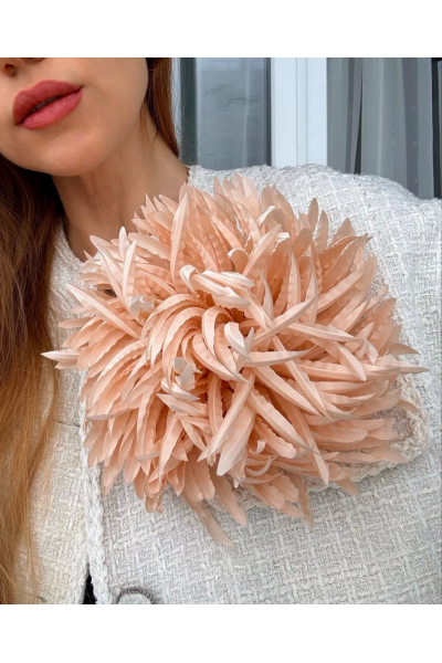 Цветок из ткани. Астра облачко. Таня Соколова