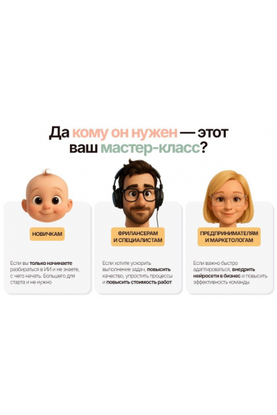 Нейросети по-взрослому. Тариф МК. Владимир Гынгазов, Прогрессия