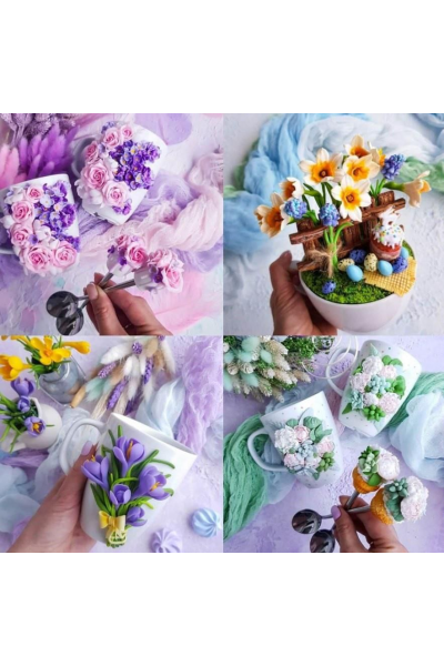 Цветочный курс 2.0. artspoons_school, Школа лепки онлайн Artspoons