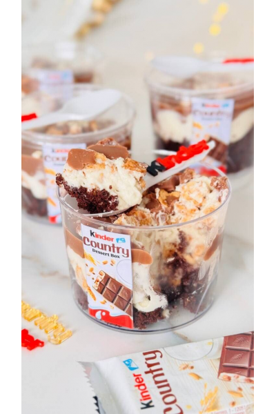 Dessert Box по мотивам шоколадки Киндер Кантри. Екатерина Завирюха