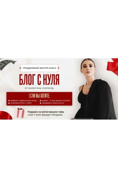 Трехдневный мастер-класс. Блог и продажи с нуля от Валентины Скороход. Валентина Скороход