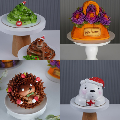 Новая осенне-зимняя коллекция мини-тортов.  Марина Невская
