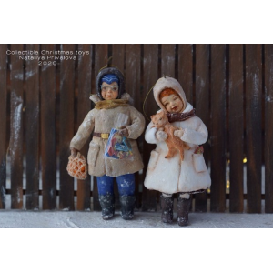 Детки коллеции счастье. Наталья Привалова  Ватная игрушка