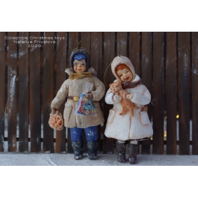 Детки коллеции счастье. Наталья Привалова  Ватная игрушка