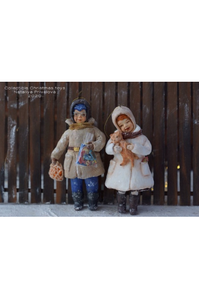 Детки коллеции счастье. Наталья Привалова  Ватная игрушка