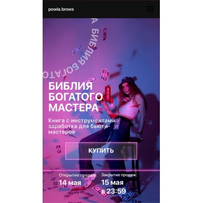 Гайд Библия богатого мастера. Полина Владимирова, powla.brows