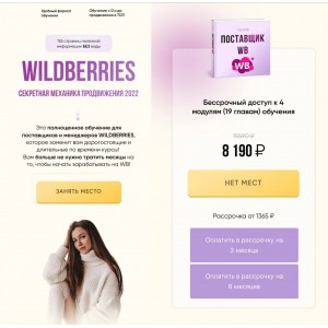 Wildberries. Секретная механика продвижение 2022. Кристина Волженская
