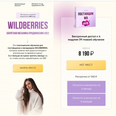 Wildberries. Секретная механика продвижение 2022. Кристина Волженская