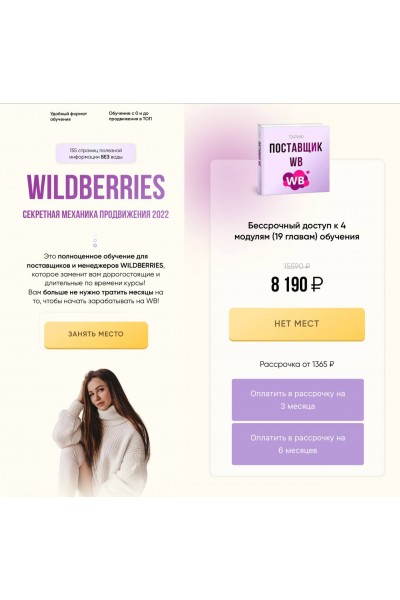 Wildberries. Секретная механика продвижение 2022. Кристина Волженская