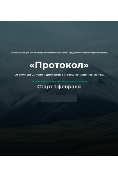Протокол Февраль 2021. Михаил Саидов, На Арене