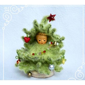 Ёлочка с фарфоровой головкой. Светлана Комарова