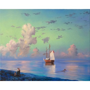 Морской пейзаж по И.Айвазовскому. Татьяна Зубова ZartSchool