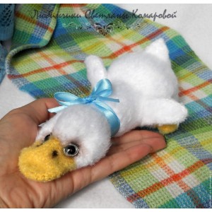 Мастер-класс Гусёнок. Вязание. Светлана Комарова Игрушка