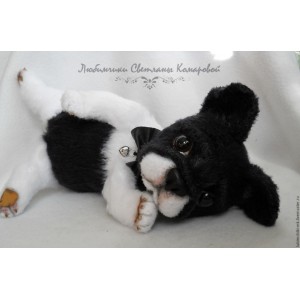 Мастер-класс Французский бульдог тедди. Вязание. Светлана Комарова Игрушка