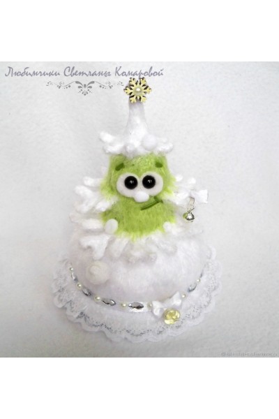 Мастер-класс Ёлочка игольница. Вязание. Светлана Комарова Игрушка