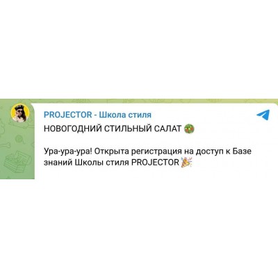 База знаний Школы стиля Projector. Анна Юнкина Projector