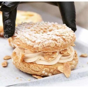 Рецепт заварного кольца Пари-брест миндаль. Вера Никандрова Кондитерка Рецепт заварного кольца Пари-брест миндаль. Вера Никандрова Кондитерка