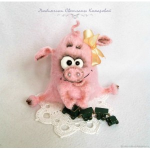 Мастер-класс Свинка Вика. Вязание крючком. Светлана Комарова Игрушка