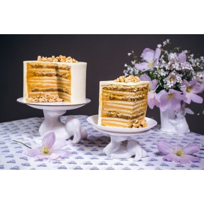 Торт Медовик с орехами. Юлианна Сухотерина