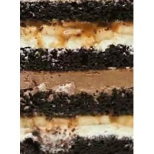 Торт Шоколадный с бананом и карамелью. Ольга Куликова Торт Шоколадный с бананом и карамелью. Ольга Куликова