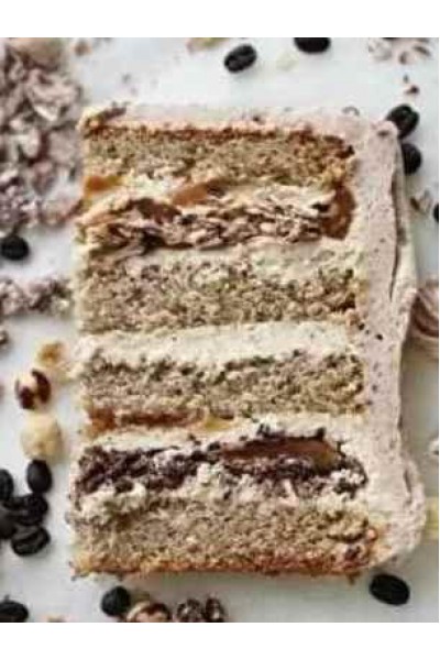 Торт "Кофейно-фундучный с безе". Ольга Куликова @kulik_ova