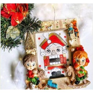 Многофункциональная шоколадная рамка Щелкунчик. Екатерина Завирюха