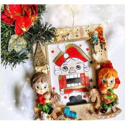 Многофункциональная шоколадная рамка Щелкунчик. Екатерина Завирюха