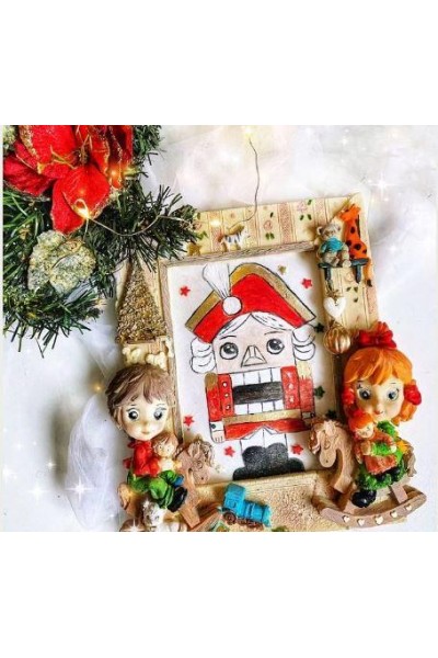 Многофункциональная шоколадная рамка Щелкунчик. Екатерина Завирюха