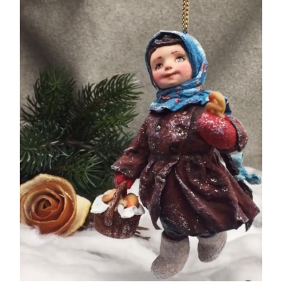 Игрушки из ваты "Зимние забавы". Татьяна Броницкая