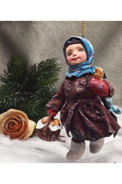 Игрушки из ваты "Зимние забавы". Татьяна Броницкая